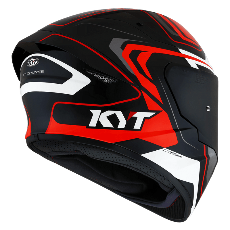 KYT TT-Course Overtech Black Orange