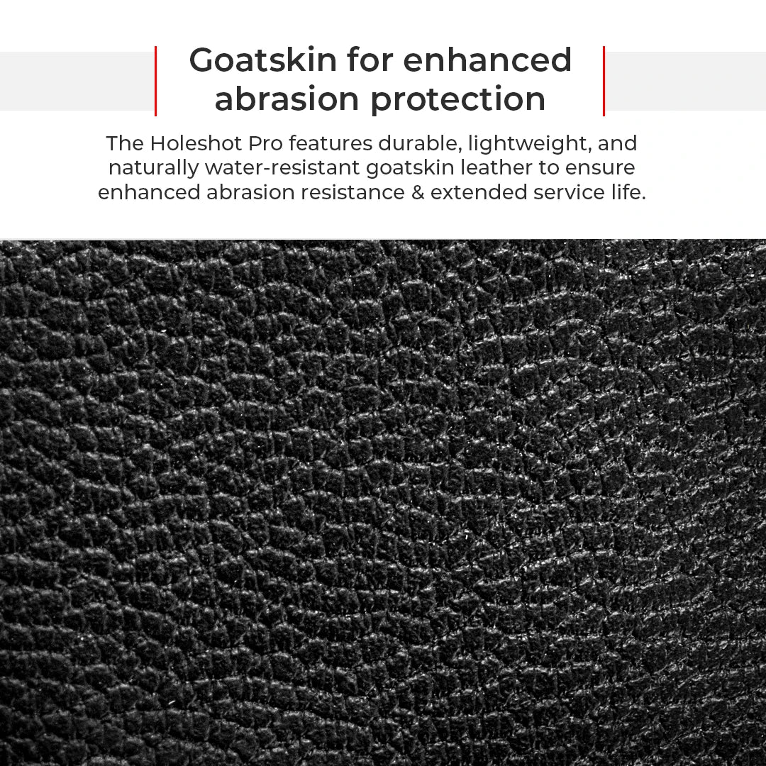 HOLESHOT PRO – SEMI GAUNTLET HYBRID RIDING GLOVES BLUE