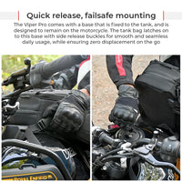 VIATERRA VIPER PRO - MOTORCYCLE TANK BAG (UNIVERSAL)