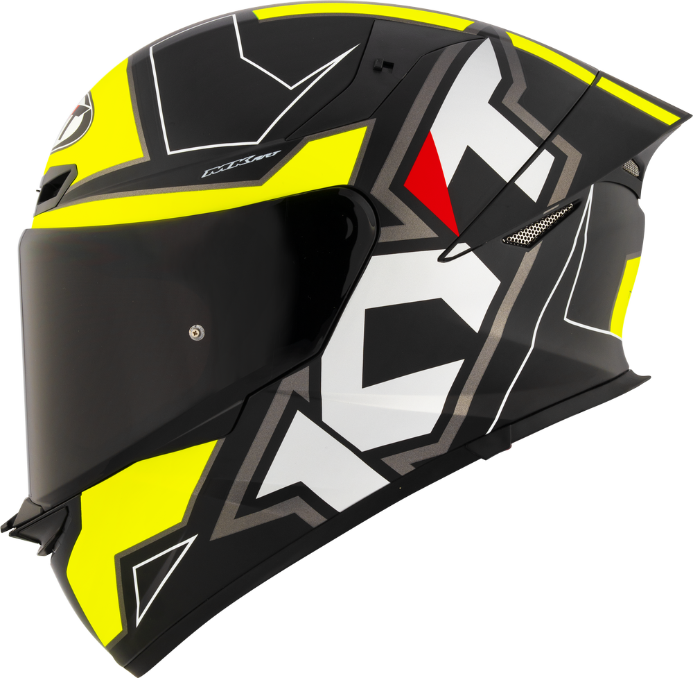 KYT TT-REVO ELECTRON MATT BLACK YELLOW