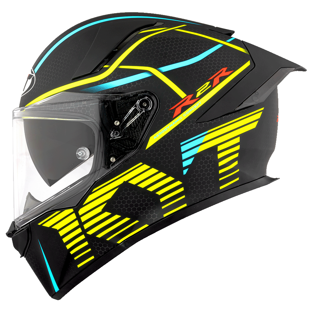 KYT R2R PRO CONCEPT MATT BLACK YELLOW