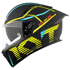 KYT R2R PRO CONCEPT MATT BLACK YELLOW