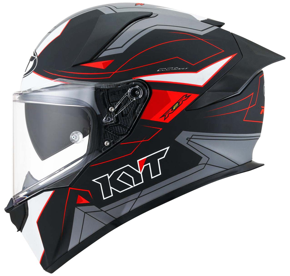 KYT R2R PRO LED MATT BLACK GREY RED FLUO