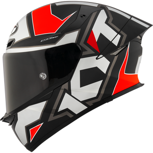 KYT TT-Revo ELECTRON MATT GREY RED