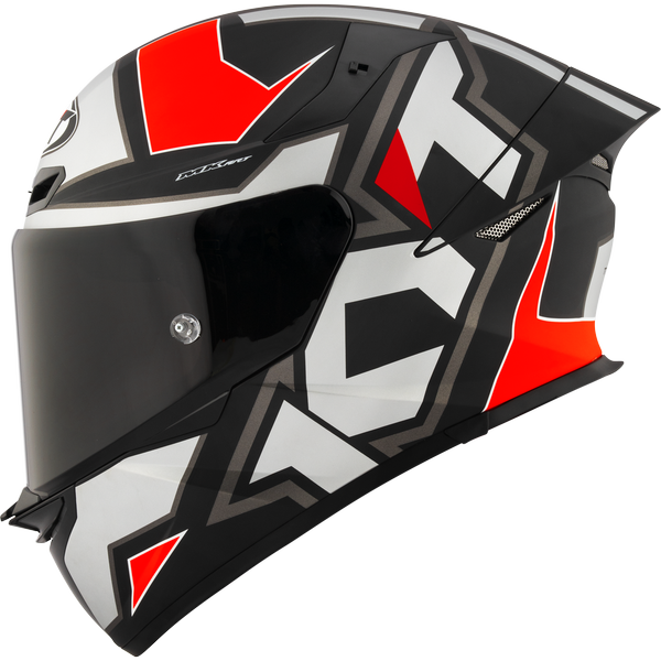 KYT TT-Revo ELECTRON MATT GREY RED