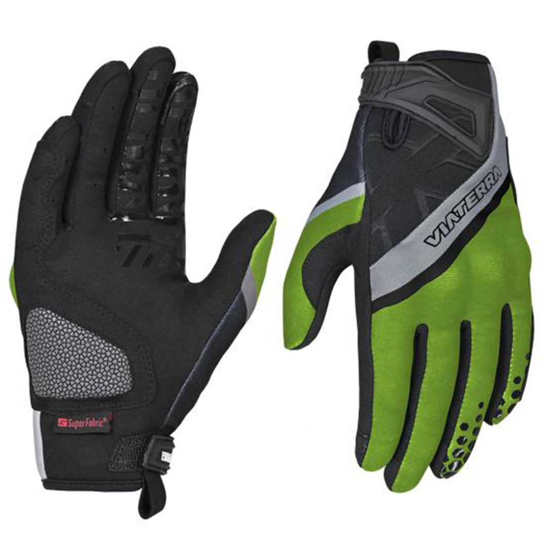 Viaterra Roost – Offroad Motorcycle Glove (Neon Green)
