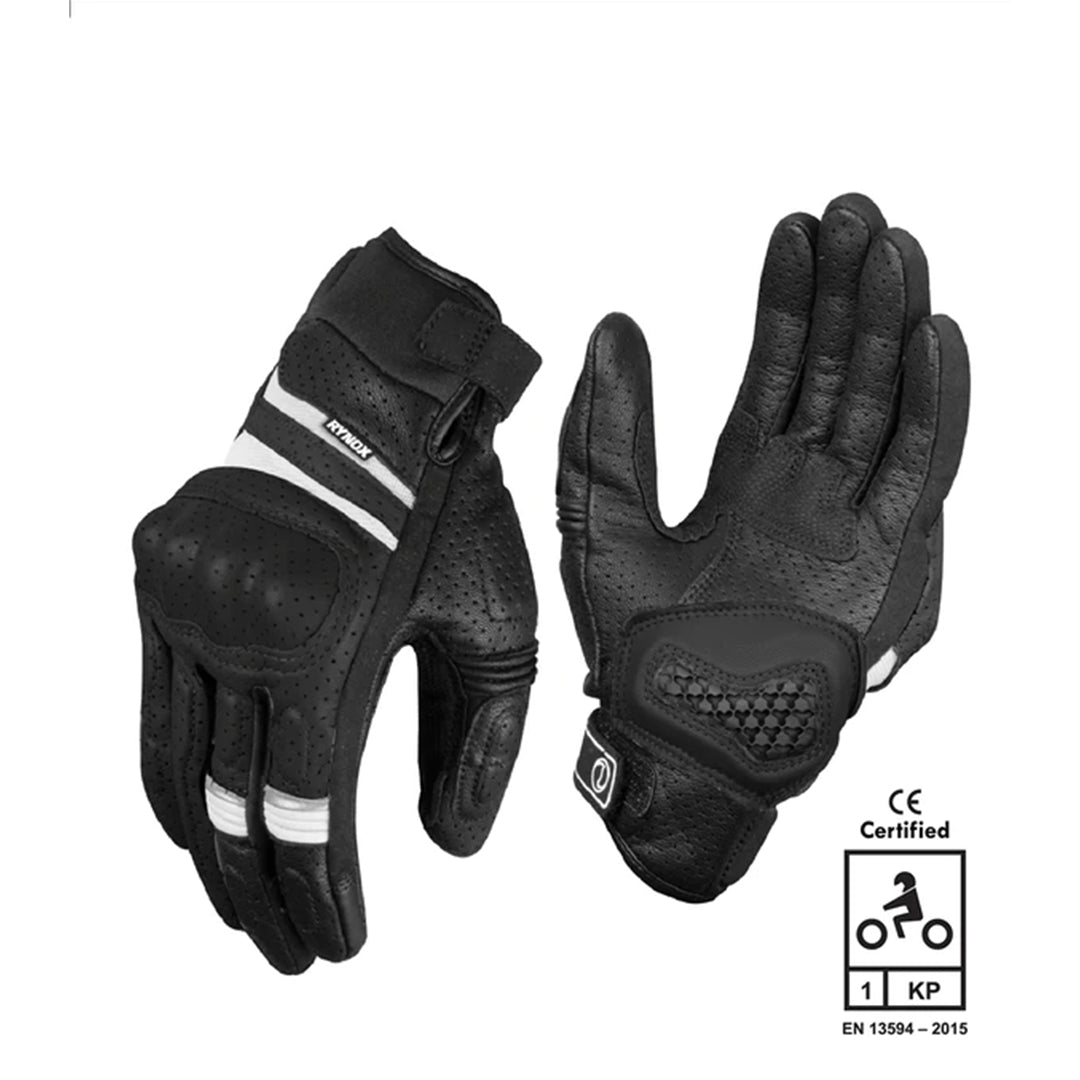 RYNOX AIR GT SP GLOVES Black White