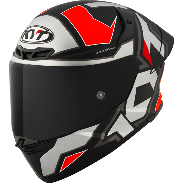 KYT TT-Revo ELECTRON MATT GREY RED