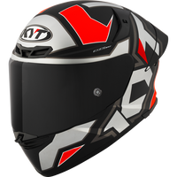 KYT TT-Revo ELECTRON MATT GREY RED