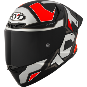 KYT TT-Revo ELECTRON MATT GREY RED