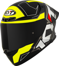 KYT TT-REVO ELECTRON MATT BLACK YELLOW