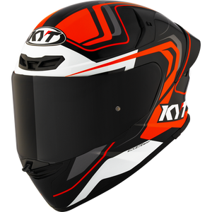 KYT TT-Revo Overtech Black Orange