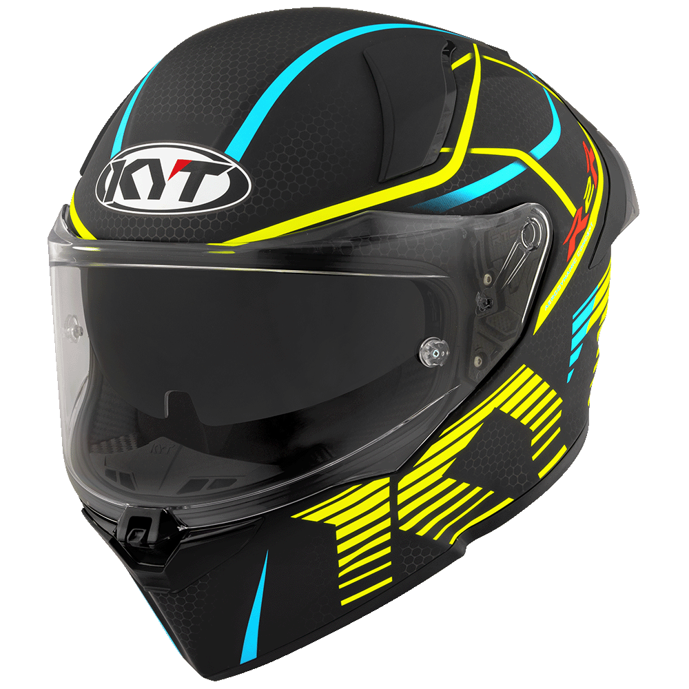 KYT R2R PRO CONCEPT MATT BLACK YELLOW