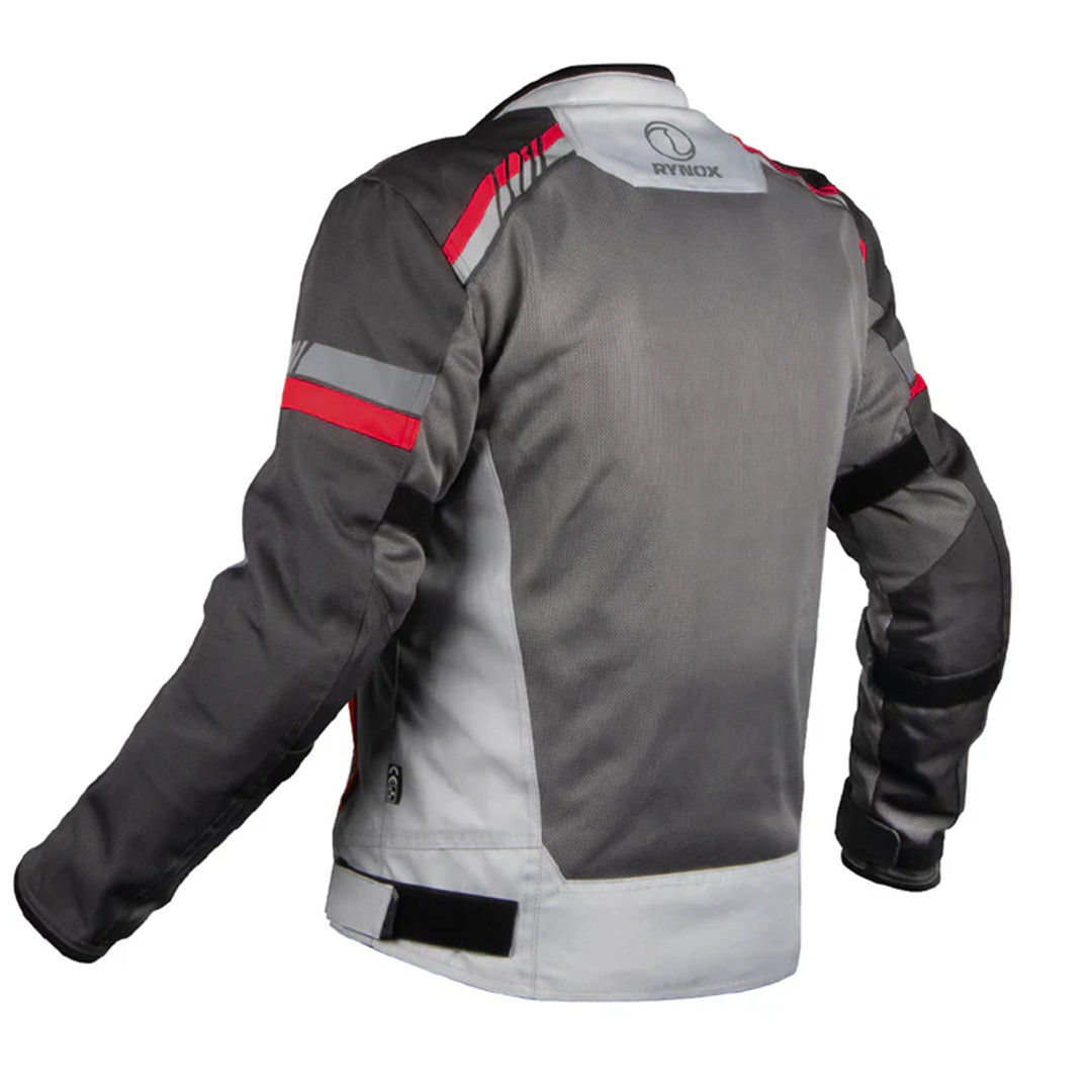 RYNOX AIR GT 4 JACKET- CE CERTIFIED CLASS A - Dark Grey Red