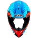 KYT Skyhawk GLOWING BLUE/ORANGE FLUO