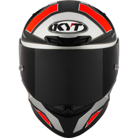 KYT TT-Revo ELECTRON MATT GREY RED