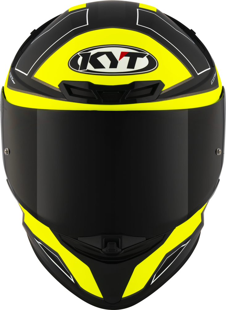 KYT TT-REVO ELECTRON MATT BLACK YELLOW