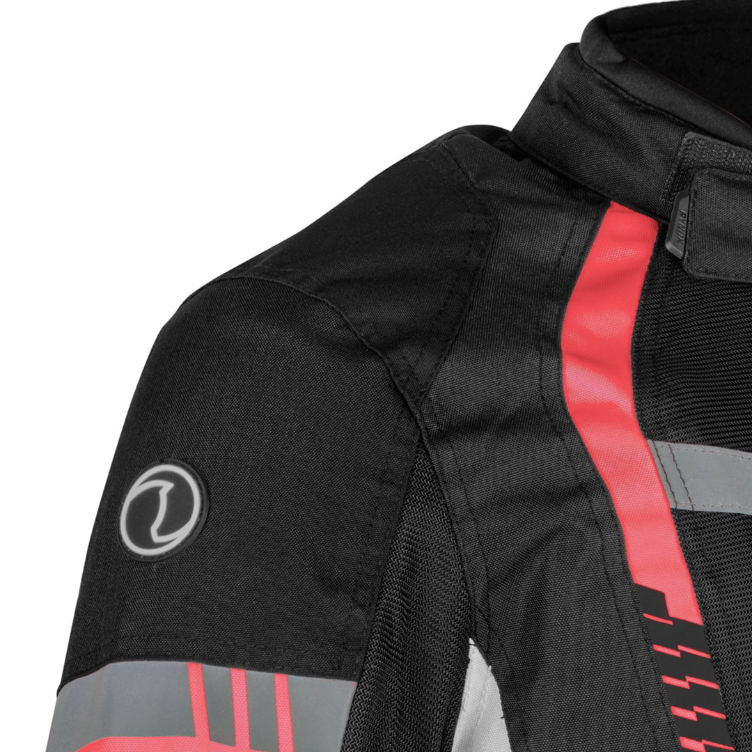 Rynox Tornado Pro 4 Jacket CE CERTIFIED CLASS A - Black Red