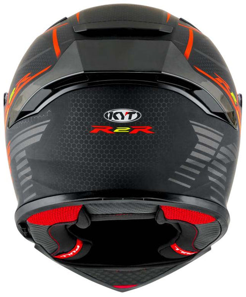 KYT R2R PRO CONCEPT MATT BLACK GUN METAL RED FLUO – Lets Gear Up