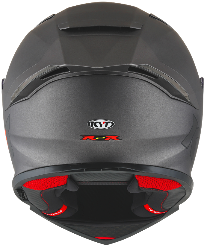 KYT R2R PRO PLAIN MATT GUN METAL