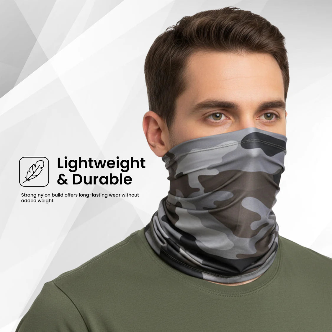 EverRide Unisex Neck Gaiter | Color: Olive Grey