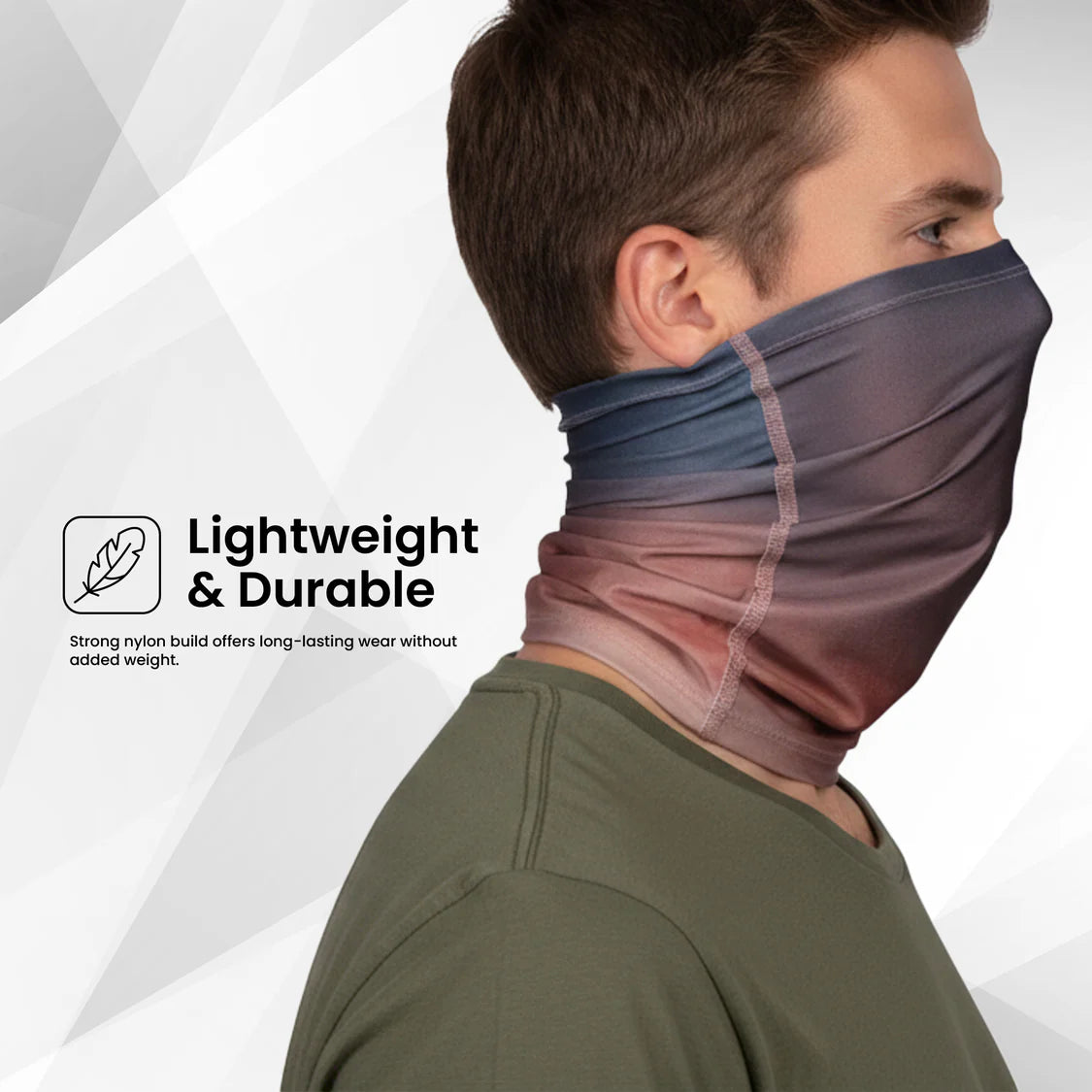 EverRide Eco All-Over Print Neck Gaiter | Seamless Comfort | Lightweight & Durable | UV Protected | Unisex
