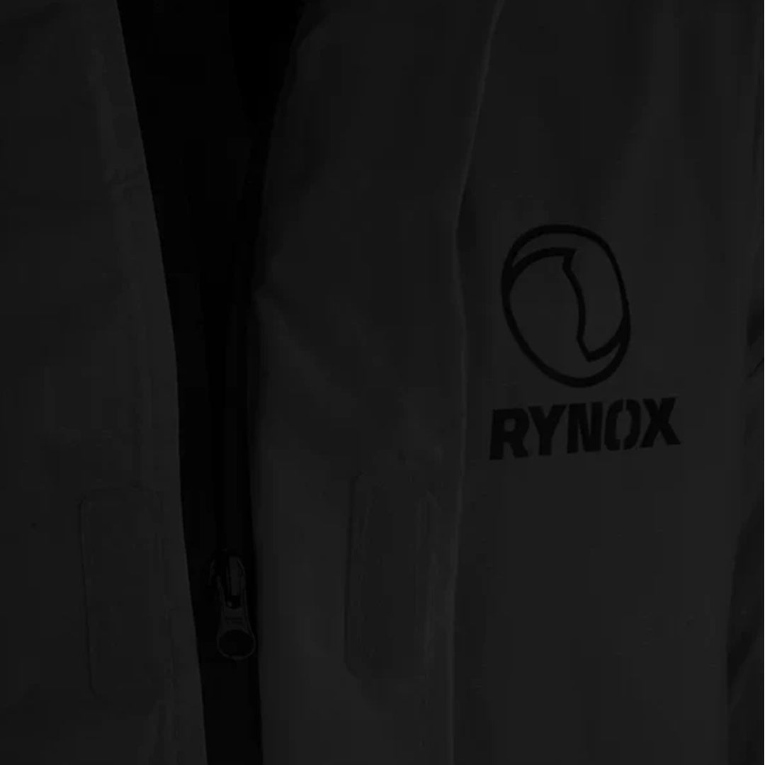 H2GO Pro 3 Black Rain Jacket - Rynox