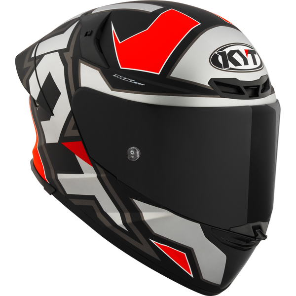 KYT TT-Revo ELECTRON MATT GREY RED