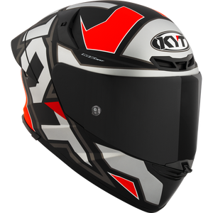 KYT TT-Revo ELECTRON MATT GREY RED