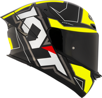 KYT TT-REVO ELECTRON MATT BLACK YELLOW