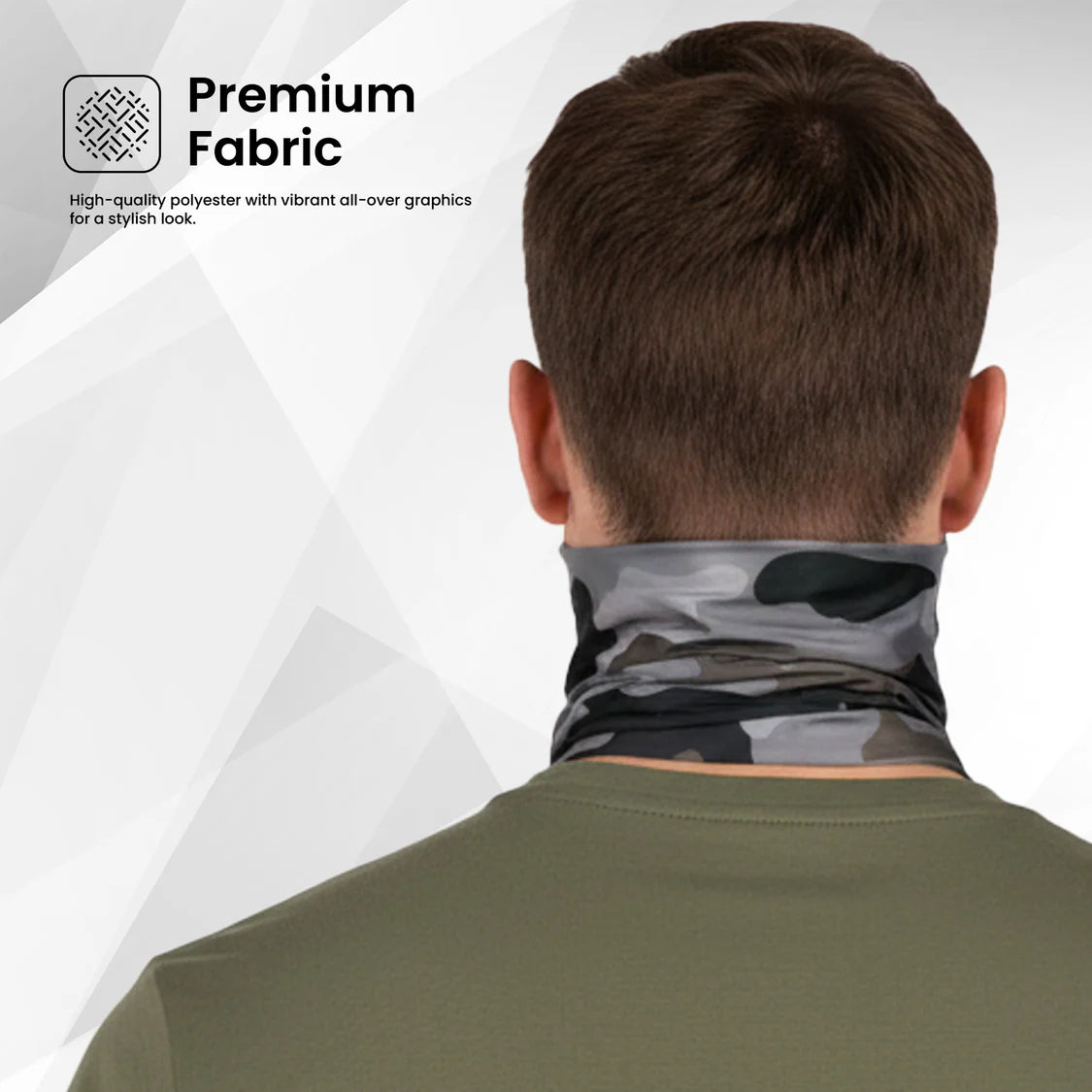 EverRide Unisex Neck Gaiter | Color: Olive Grey