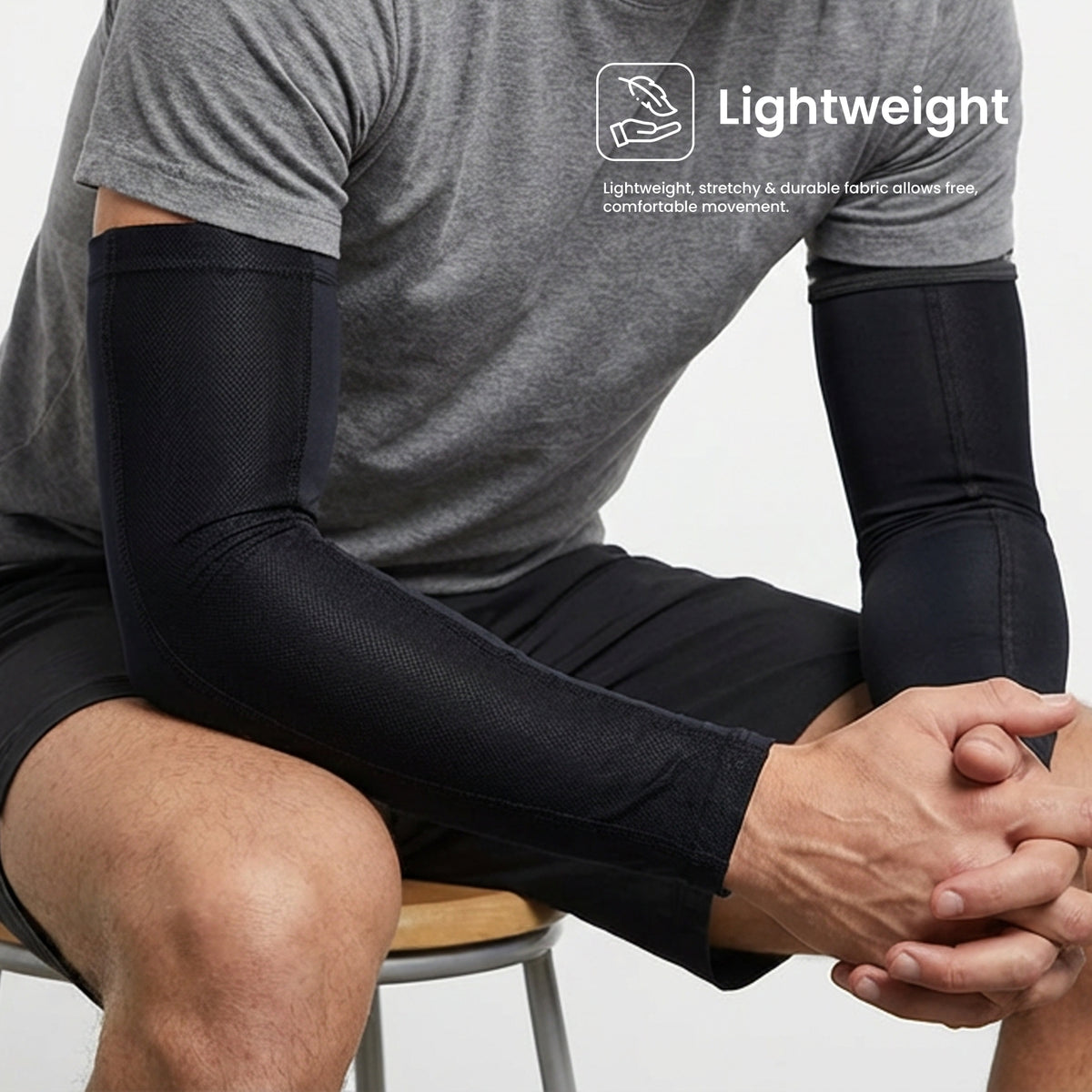 EverRide Premium Arm Sleeves for Men & Women | Skin Fit | UV Protection for Riding, Gym & Outdoor Sports