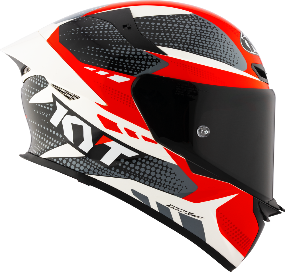 KYT TT-REVO GEAR BLACK RED