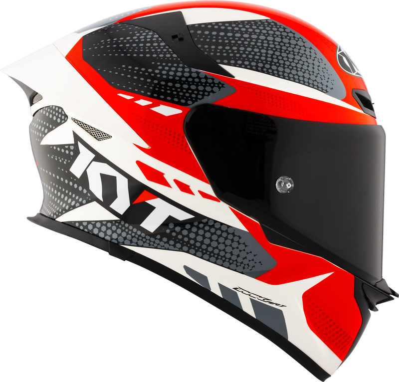 KYT TT-REVO GEAR BLACK RED