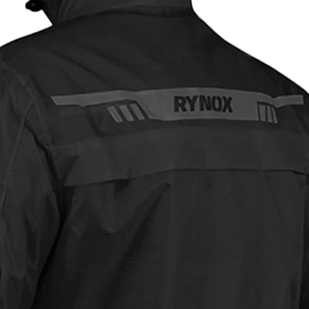 H2GO Pro 3 Black Rain Jacket - Rynox