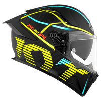 KYT R2R PRO CONCEPT MATT BLACK YELLOW