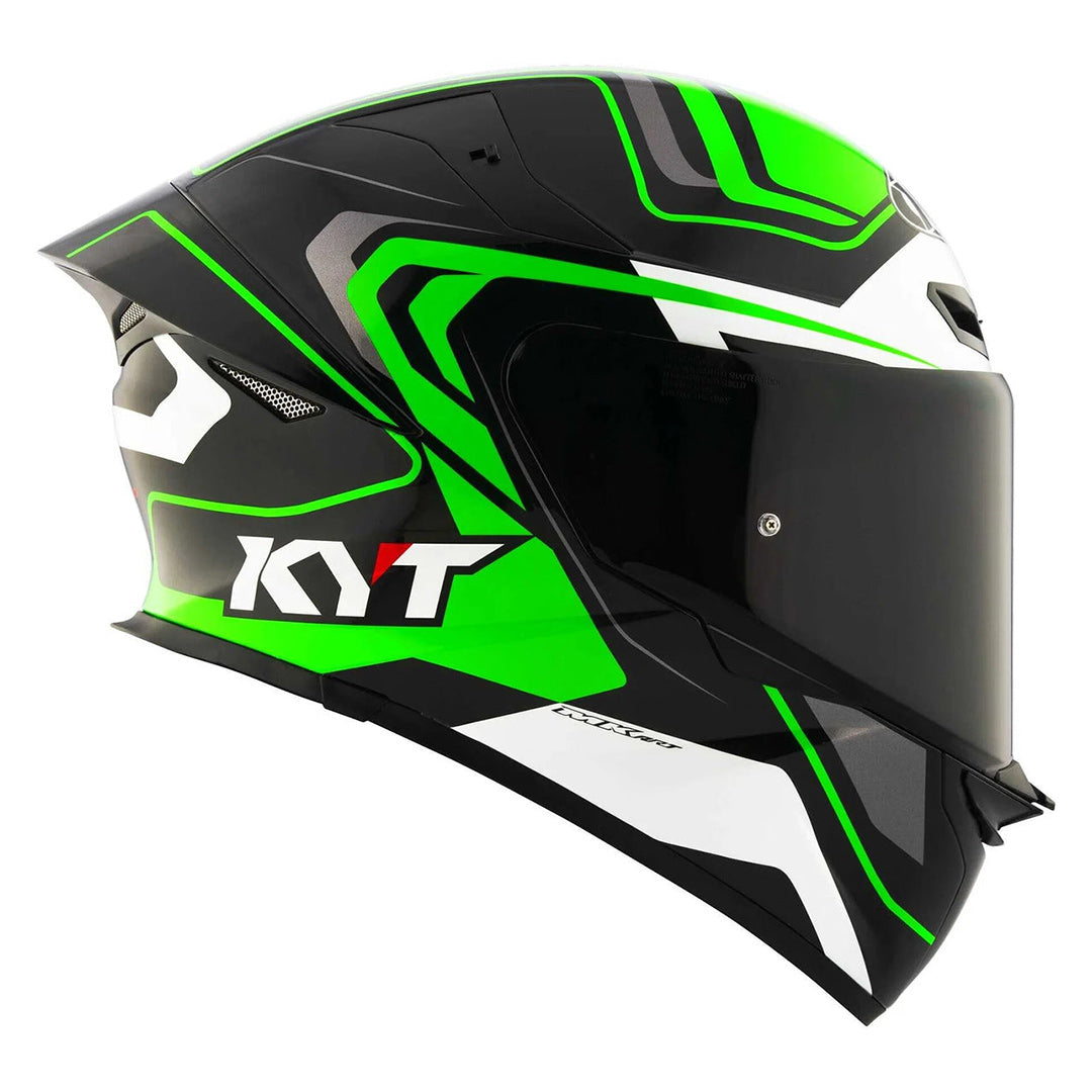 KYT TT-Revo Overtech Black Green