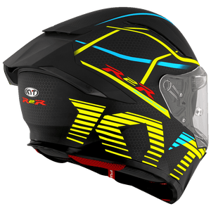 KYT R2R PRO CONCEPT MATT BLACK YELLOW