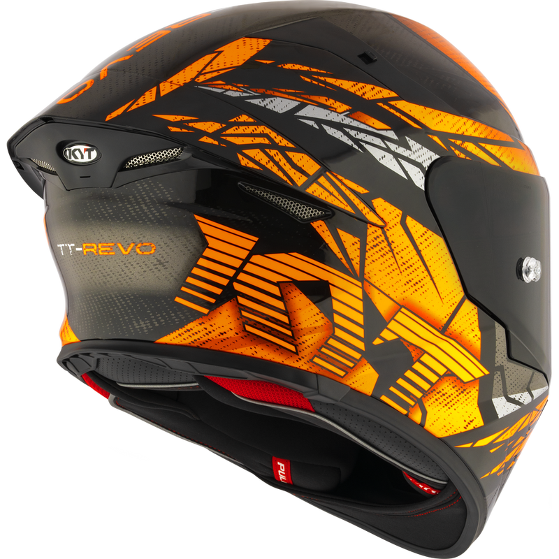 KYT TT-REVO COMBUSTION ORANGE
