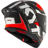 KYT TT-Revo ELECTRON MATT GREY RED