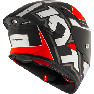 KYT TT-Revo ELECTRON MATT GREY RED