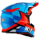KYT Skyhawk GLOWING BLUE/ORANGE FLUO