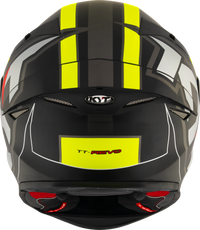 KYT TT-REVO ELECTRON MATT BLACK YELLOW
