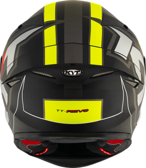 KYT TT-REVO ELECTRON MATT BLACK YELLOW
