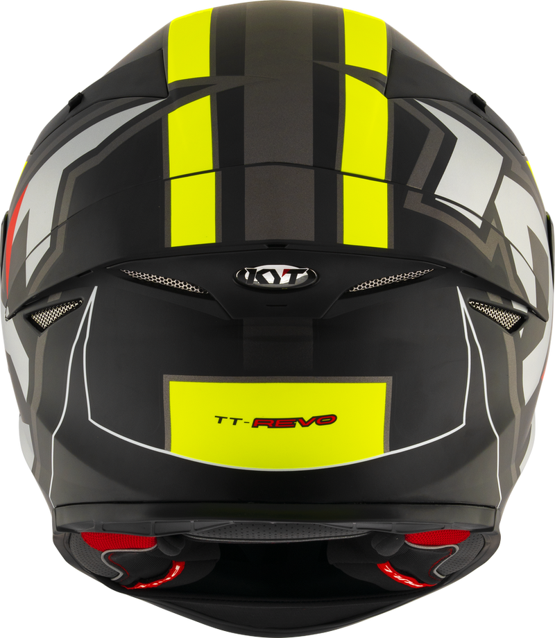 KYT TT-REVO ELECTRON MATT BLACK YELLOW
