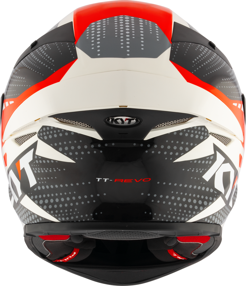 KYT TT-REVO GEAR BLACK RED