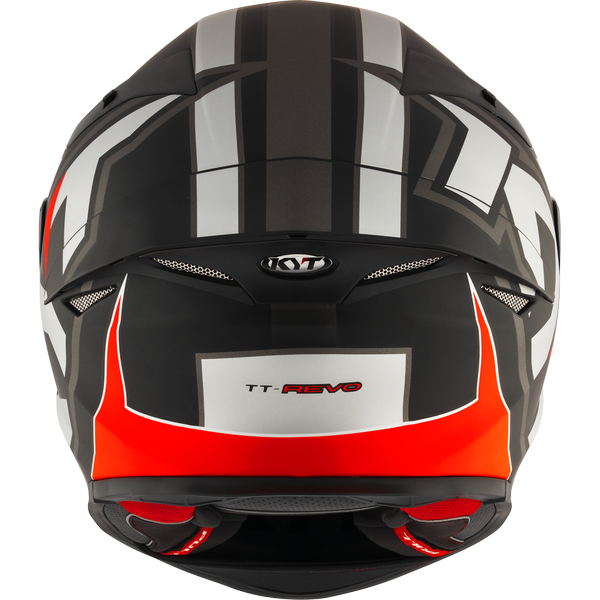 KYT TT-Revo ELECTRON MATT GREY RED