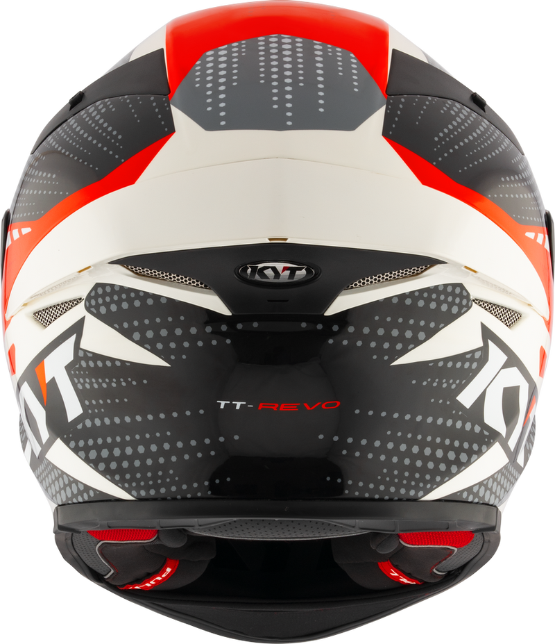 KYT TT-REVO GEAR BLACK RED