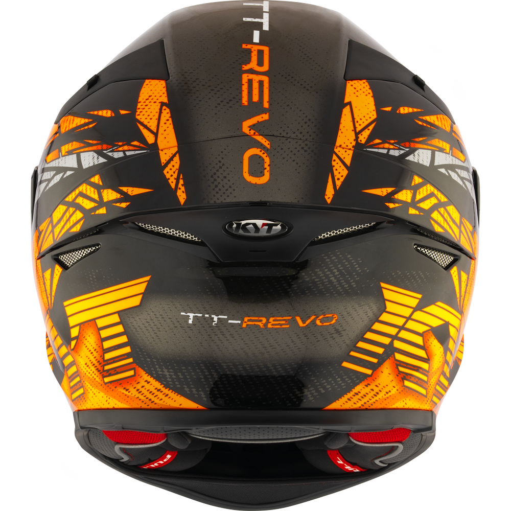 KYT TT-REVO COMBUSTION ORANGE