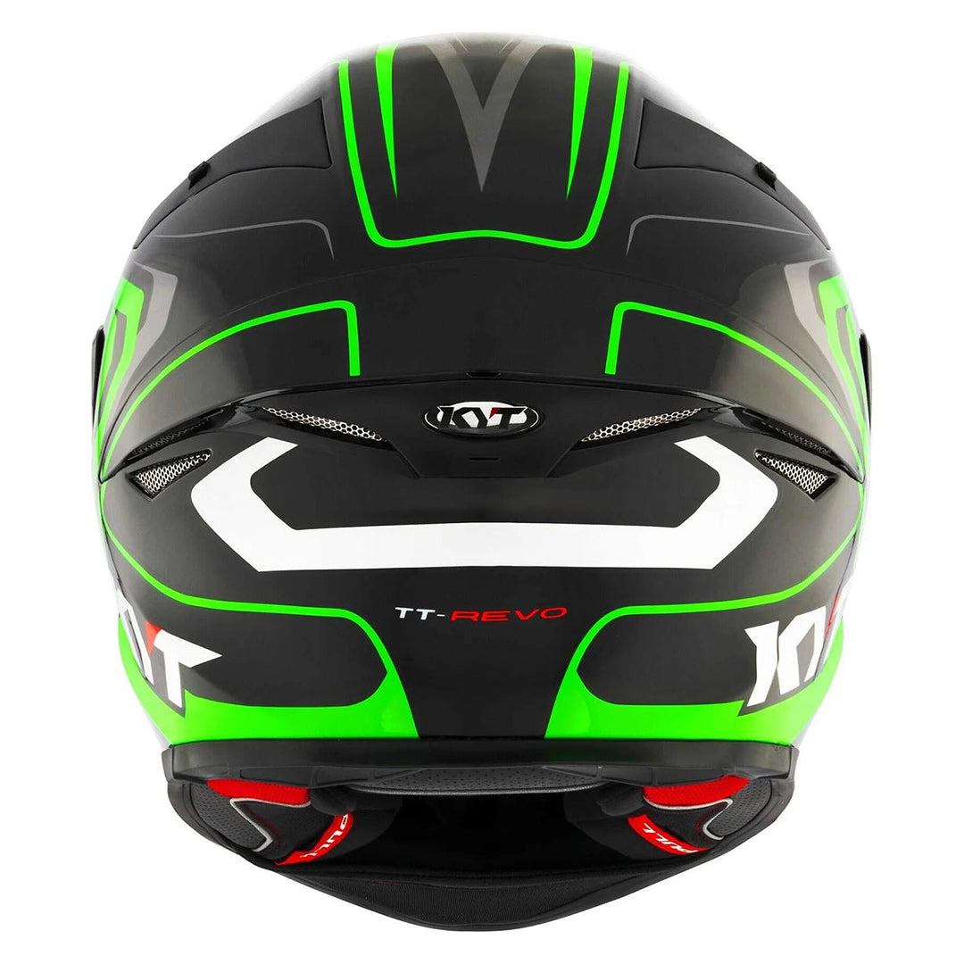 KYT TT-Revo Overtech Black Green